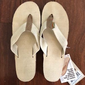 Women’s rainbow hemp double arch sandal 7.5-8.5 L